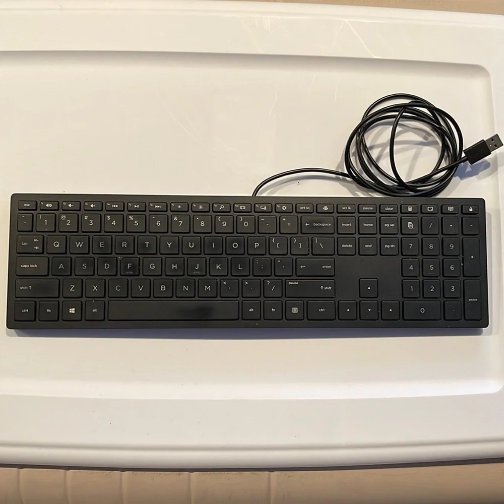 HP Keyboard - USB - Black
